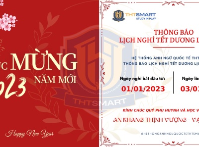 THÔNG BÁO NGHỈ TẾT DƯƠNG LỊCH 2023